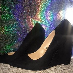 EXPRESS BLACK WEDGES